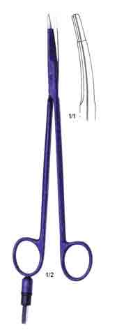 BİPOLAR MAKAS EĞRİ 21CM